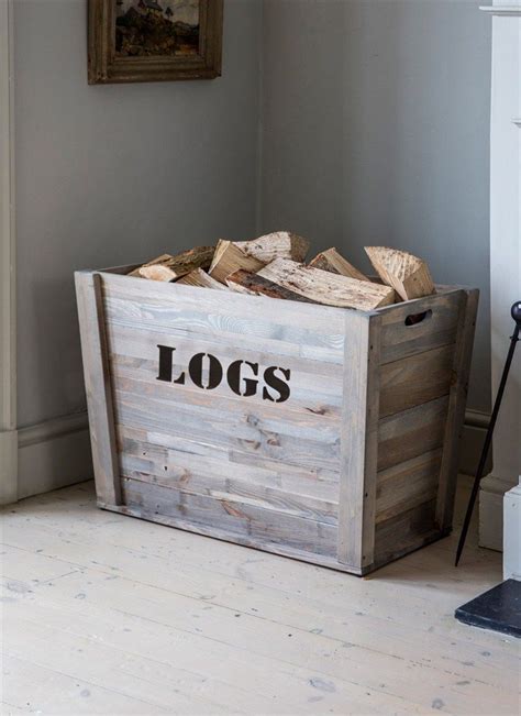 log storage box